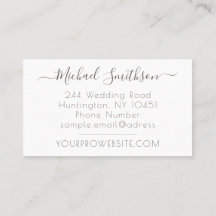 Élégant blanc minimal moderne photographe Mariage