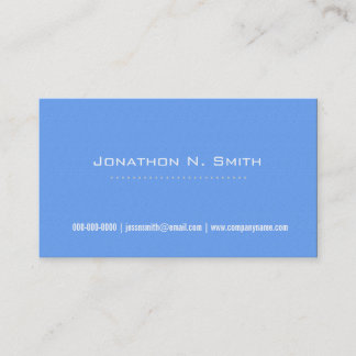 Carte De Visite Elégant bleu sablonneux professionnel