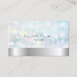 Carte De Visite Elégant Bokeh moderne