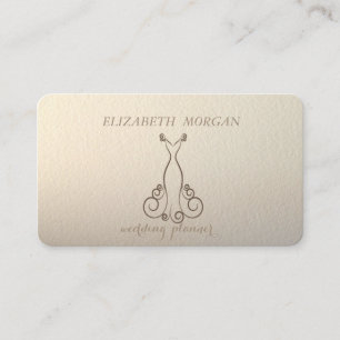 Carte De Visite Élégant Chic Luxe, Robe