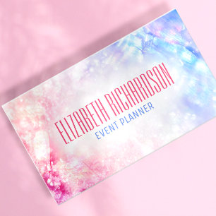 Carte De Visite Élégant Classy Chic Holographic Style Iridescente