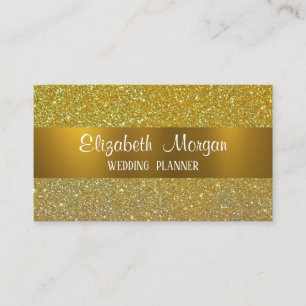 Carte De Visite Elégant Classy Gold Damask Embossé Look