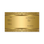 Elégant Classy Gold Damask Embossé Look