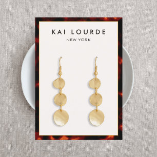 Carte De Visite Élégant coquille de tortue