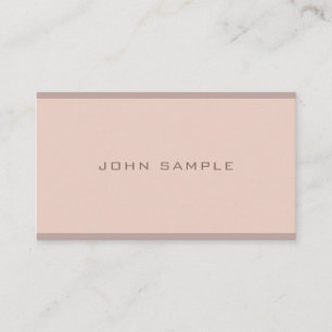 Carte De Visite Élégant couleur Harmonie moderne simple simple gra