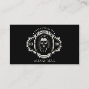 Carte De Visite Elégant crâne Personnaliser