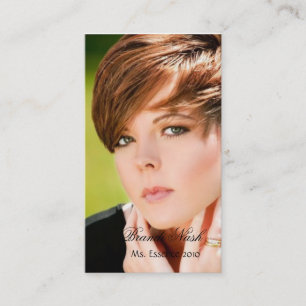 Carte de visite élégant de Headshot