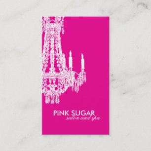 Carte de visite élégant de salon et de spa