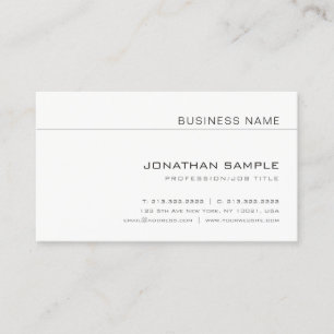 Carte De Visite Élégant design moderne élégant Design professionne