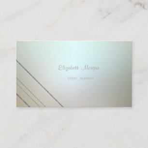 Carte De Visite Élégant Design Moderne, Rayures De Glitterie