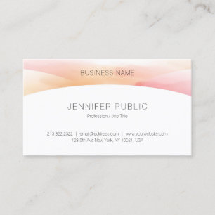 Carte De Visite Élégant design moderne simple Modèle professionnel