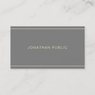 Carte De Visite Élégant Design simple Modèle professionnel moderne