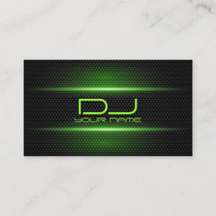 Carte de visite élégant du DJ