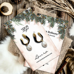 Carte De Visite Élégant écran d'oreille de pin