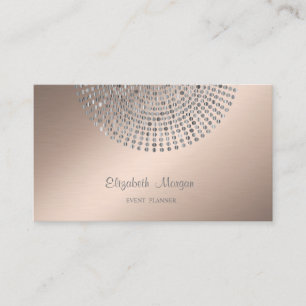 Carte De Visite Élégant Élancé Simple,Points