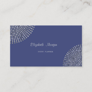 Carte De Visite Élégant Élancé Simple,Points
