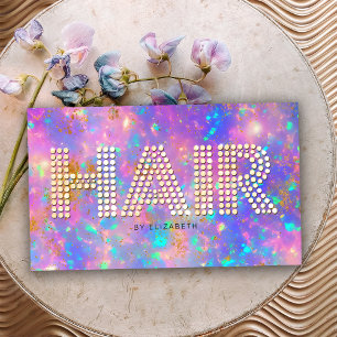 Carte De Visite Élégant élégant Diamants Or Fire Opal Pierre