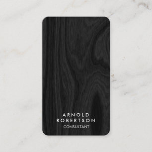 Carte De Visite Élégant élégant moderne de plancher en bois gris