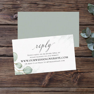 Carte De Visite Elégant Eucalyptus Feuilles simple via le site RSV