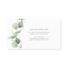 Elégant Eucalyptus Verdure Script Beauté Salon