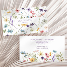 Élégant Fleur sauvage Fleur sauvage Floral Custom