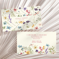 Élégant Fleur sauvage Fleur sauvage Floral Custom