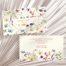 Élégant Fleur sauvage Fleur sauvage Floral Custom