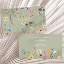 Élégant Fleur sauvage Fleur sauvage Floral Custom