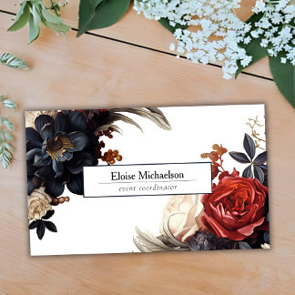 Carte De Visite Élégant floral