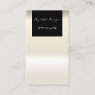 Carte De Visite Élégant Glamour Moderne Chic