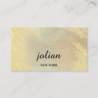 Carte De Visite  Elegant Gold Business Card – Minimalist Luxurious