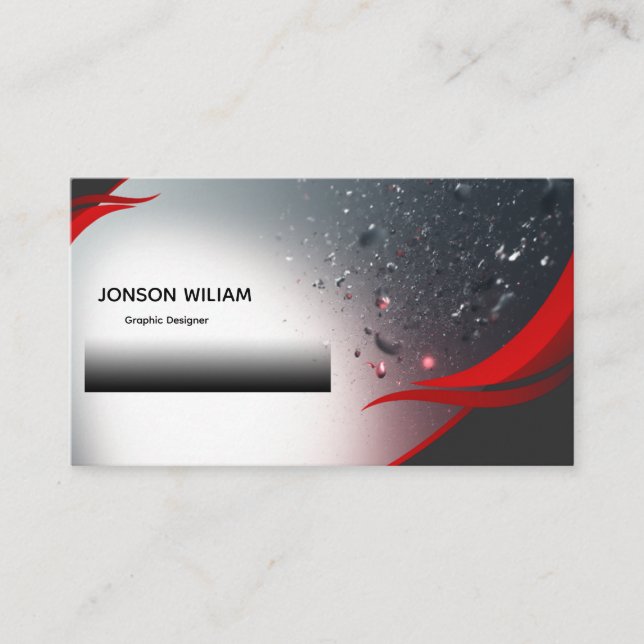 Carte De Visite Elegant Graphic Designer Business Card | Custom (Devant)