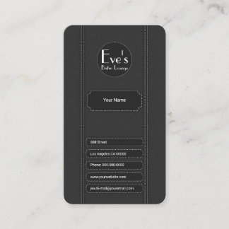 Carte De Visite Elegant Grey