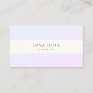 Carte De Visite Élégant Lavande Lilac Ombre Beauté