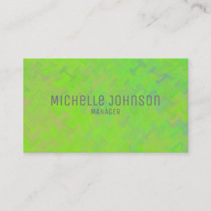 Carte De Visite Elégant Lime Green Marbling look professionnel