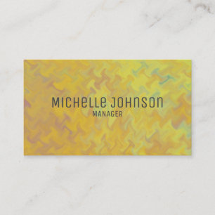 Carte De Visite Elégant look professionnel Golden Marbling