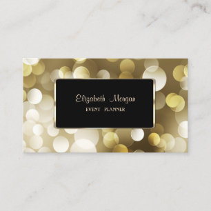 Carte De Visite Elégant Luxe Design, Bokeh