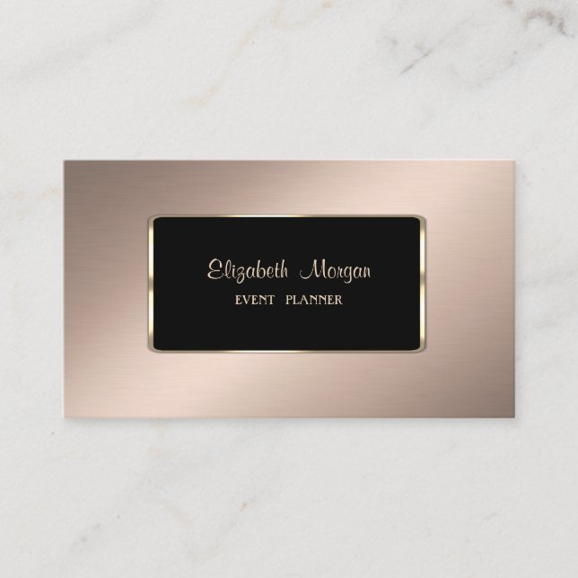 Carte De Visite Elégant Luxe Design, Professionnel (Devant)