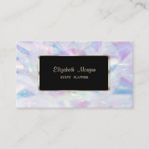 Carte De Visite Elégant luxe moderne holographique
