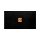 Élégant luxe or noir monogramme QR code