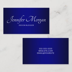 Carte De Visite Elegant Marine Ombre