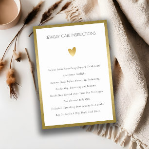 Carte De Visite Élégant minimal simple Blush Gold Bijoux Soin