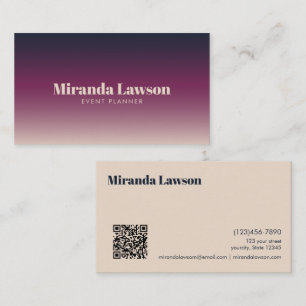 Carte De Visite Élégant minimaliste