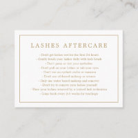 Élégant minimaliste Lashes Or