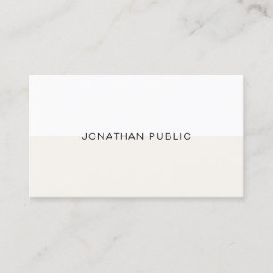 Carte De Visite Élégant minimaliste moderne élégant haut sobre