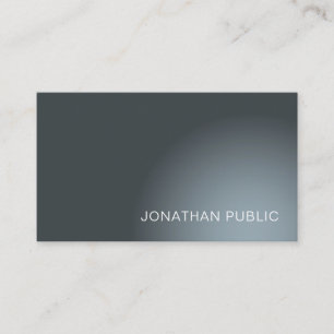 Carte De Visite Élégant minimaliste moderne Plain Professional