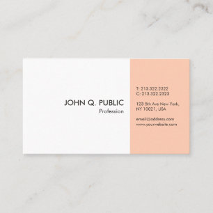 Carte De Visite Élégant minimaliste personnalisé moderne profes