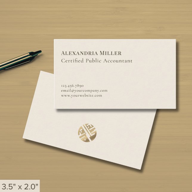 Carte De Visite Élégant minimaliste professionnel (Créateur téléchargé)