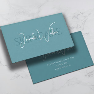 Carte De Visite Élégant minimaliste professionnel de soins de peau