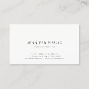Carte De Visite Élégant minimaliste professionnel moderne élégant